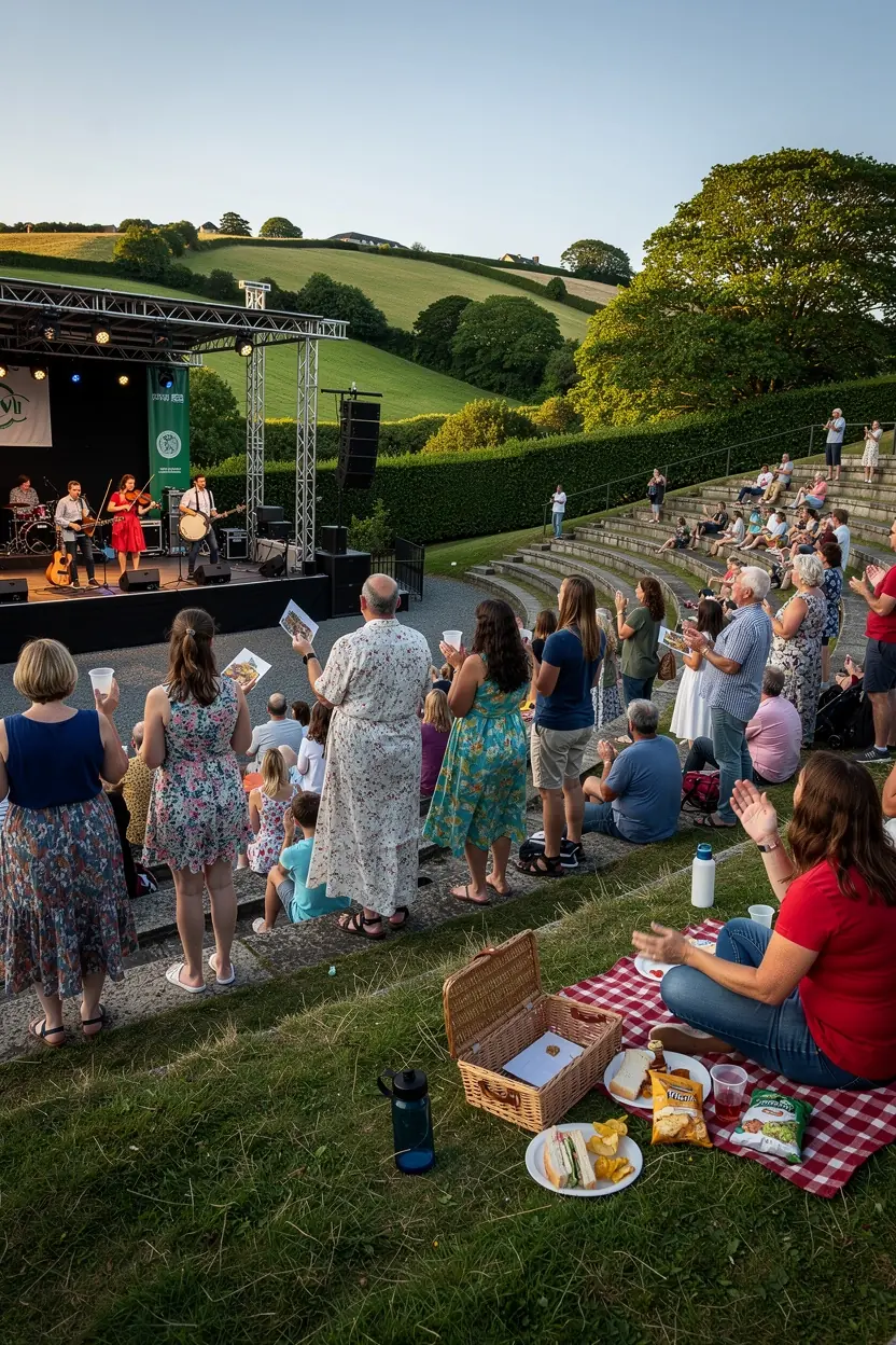 Live music celebration highlighting Irish cultural significance.